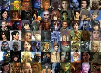 Video Game Character Collage