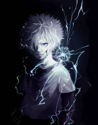 Stunning Hunter X Killua Pfp Digital Painting Wallpaper