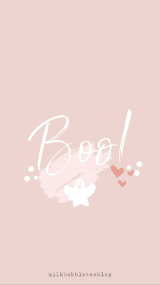Pink Halloween Aesthetic Wallpaper