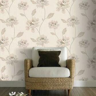 Brown And Graham Wallpaper On Peony