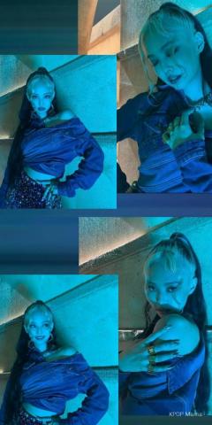 Blackpink Jennie Lockscreen Wallpaper Blue Concept
