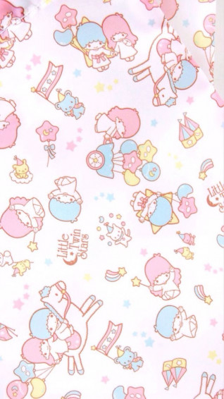 Wallpaper Hello Kitty Little Twin Stars