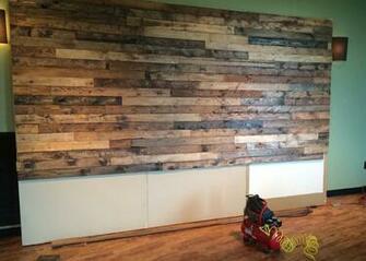 Distress Wood Create A Faux Pallet Wall Time For Project