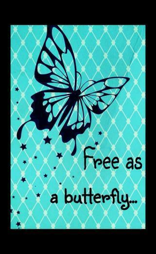 Girly Blue Paris Fashion Quotes Wallpaper
