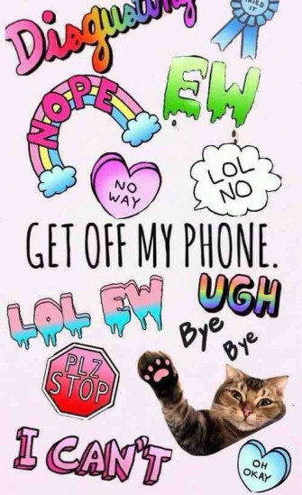 Get Off My Phone Wallpaper In