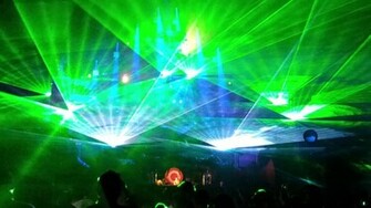 Tomorrowland Laser Show HD Wallpaper