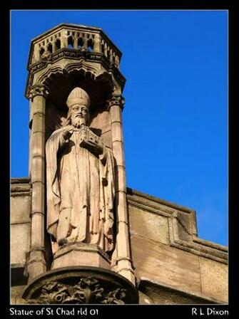 Statue Of St Chad Rld By Richardldixon