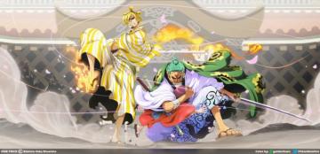 One Piece Roronoa Zoro Sanji Toko 4k