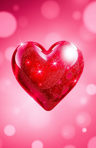 Heart HD Wallpaper In Full Screen
