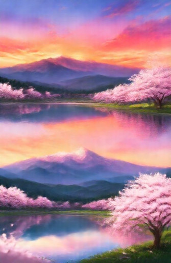 Cool Anime Landscape Wallpaper