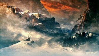 Misty Mountain HD Wallpaper