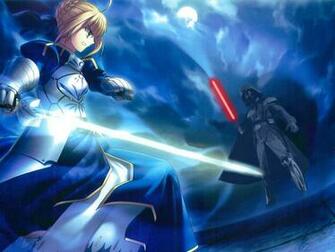 Fate Stay Night Photoshop Saber Star Wars Konachan