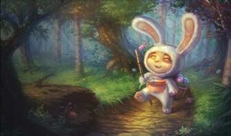 League Of Legends Wallpaper Teemo Pandana Cottontail Official