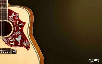 Gibson Acoustic Guitar Wallpaper HD For