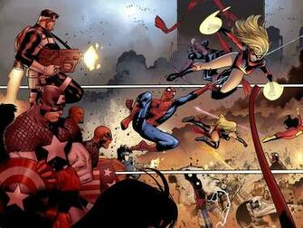 Spider Man Captain America Marvel Comics Ms Nick Fury HD Wallpaper