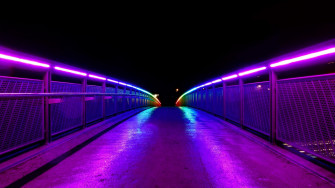 Neon Purple Wallpaper HD