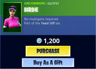 Fortnite Birdie Skin Uncommon Outfit Skins