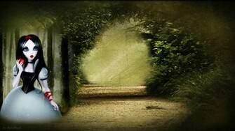 Gothic Snow White Background