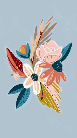 My May Flowers In Cute Patterns Wallpaper Phone