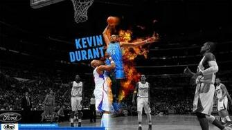 Kevin Durant Dunking HD Wallpaper Sports