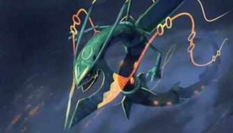 Shiny Mega Rayquaza Wallpaper Pokemon
