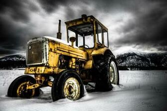 Abandoned Tractor Kootenay Mountains Bc