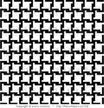 Black And White Houndstooth Background