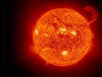 Burning Sun Wallpaper