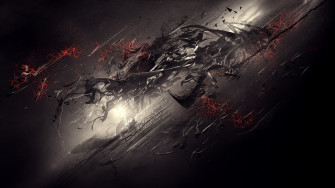 Red Black And Grey Abstract Wallpaper 1080p