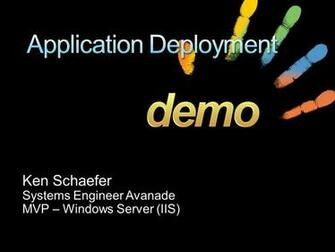 Ken Schaefer Systems Engineer Avanade Mvp Windows Server Iis