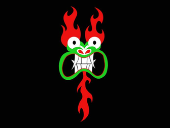 HD Wallpaper Of Aku From Samurai Jack In Plain Black Background