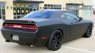 Dodge Challenger Srt8 Matte Black