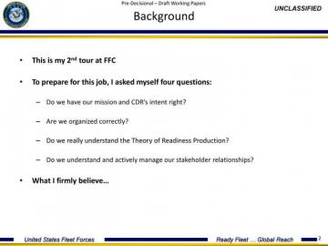 Pre Decisional Draft Working Papers Background To Prepare For