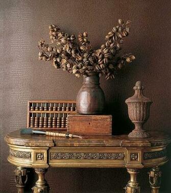 Note The Texture Y Brown Faux Croc Embossed Leather Wallpaper