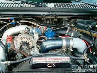 Ford F250 Power Stroke Diesel Engine Photo