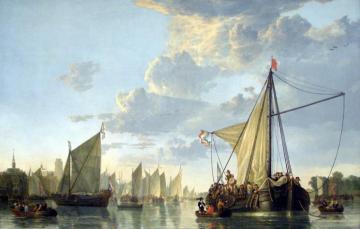 Wallpaper Picture Seascape The Albert Cuyp Maas In