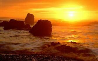 Landscape Wallpaper Photographic Of Sunrise And Sunset In