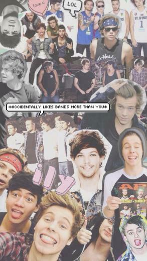 Lockscreen 1d And 5sos Image By Marky On Favim