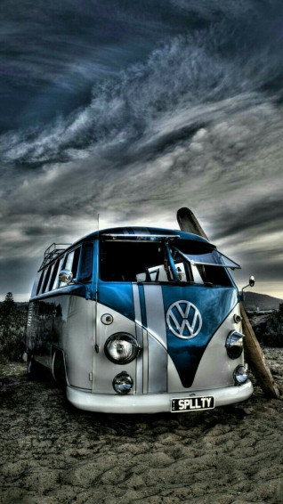 Nguyen Dinh Lam On Mee Vintage Vw Van Volkswagen Bus Art
