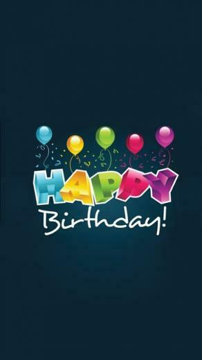 Happy BirtHDay Balloons Wallpaper iPhone