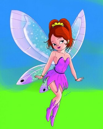 Cute Little Fairy Background Wallpaper