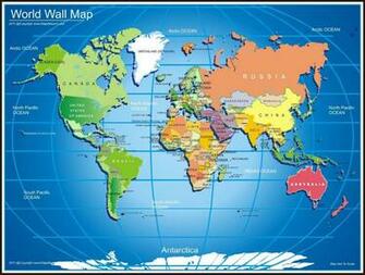 Map Wallpaper Mural Custom Classical Home Decoration World Wall