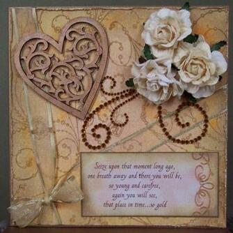 Was Asked To Make A Golden Wedding Anniversary Card And In This Day