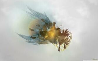 Final Fantasy Abstract Nanaki UltraHD Wallpaper