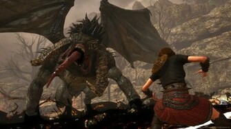 The Secret World Winged Monster Wallpaper