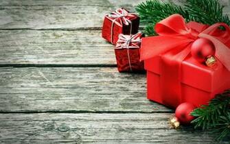 New Year Christmas Winter Holiday Gifts Wallpaper In