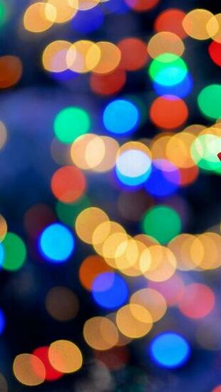 Neon Lights At Night iPhone 5s Wallpaper