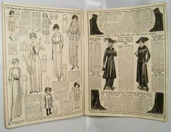 Sears Roebuck Co Sewing Patterns And Fabrics Catalog Circa