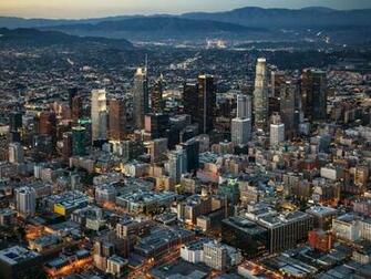 Los Angeles Skyscrapers Skyline Map Curbed La