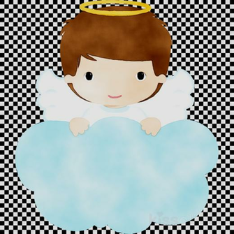 Boy Baptism Angel Clipart
